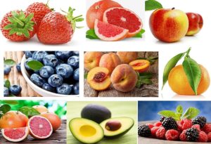 variety of fresh fruit